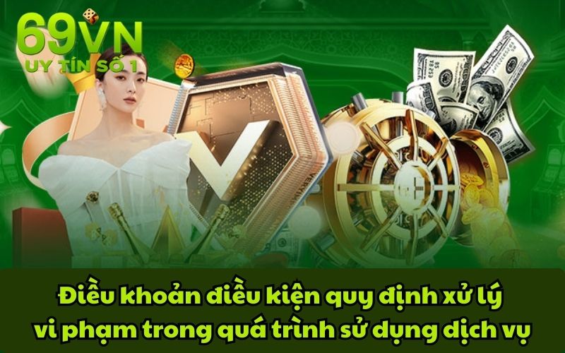 Điều khoản điều kiện quy định xử lý vi phạm trong quá trình sử dụng dịch vụ