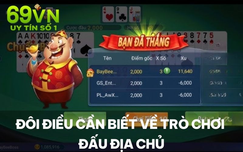 Đôi điều cần biết về trò chơi Đấu Địa Chủ