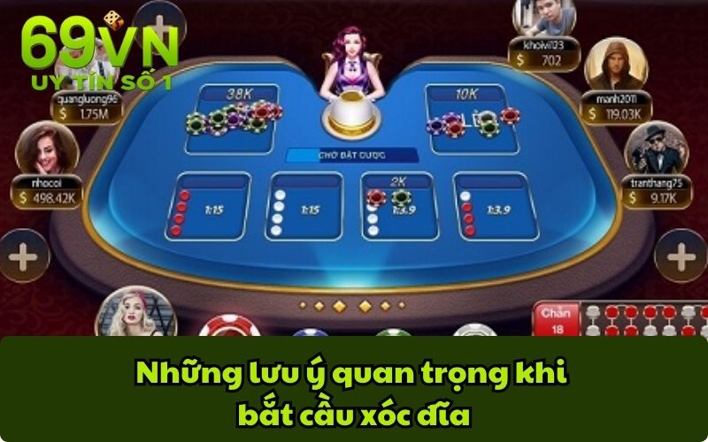 Những lưu ý quan trọng khi bắt cầu xóc đĩa